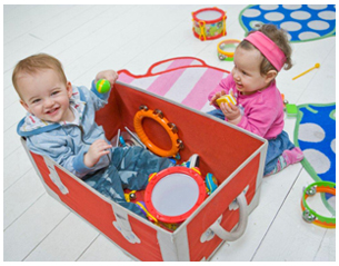 Having fun at the Boogie Baby classes